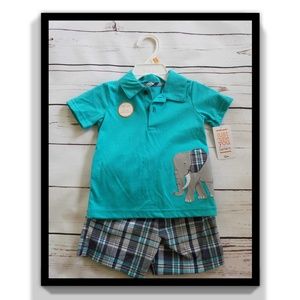 Carter's 2 PC Top and shorts Set 12 Months